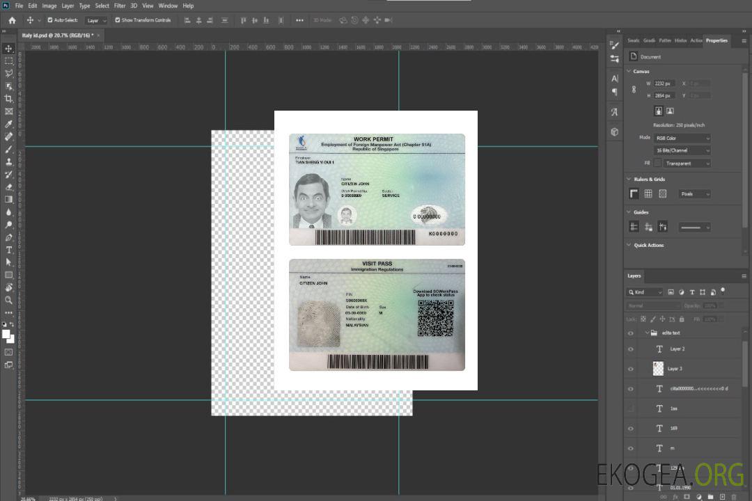 Permis de travail à Singapour template Permis de travail à Singapour template